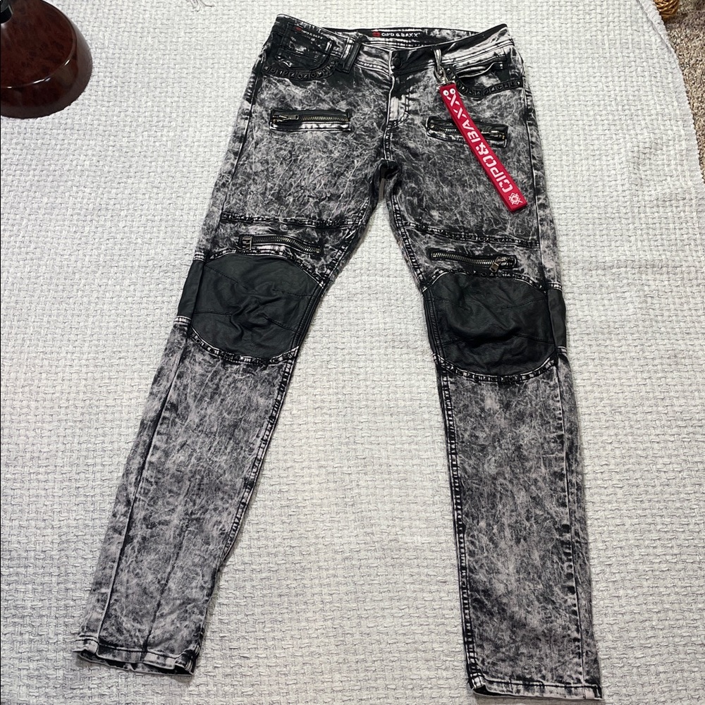 Cipo & Baxx Maddox Mens Jeans Denim Cd568 Slim Fit Size 31x34 View 6